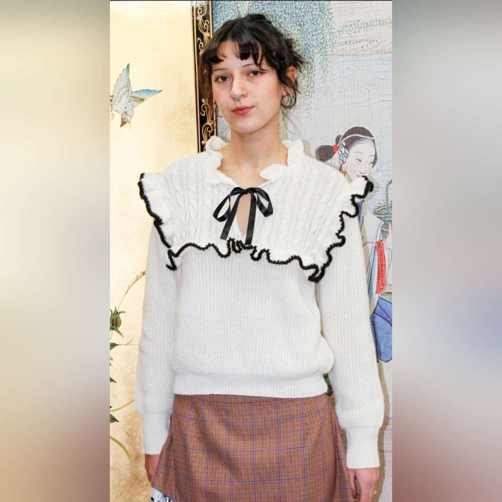 Cream colored sweater